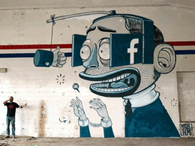 Facebook et le street art