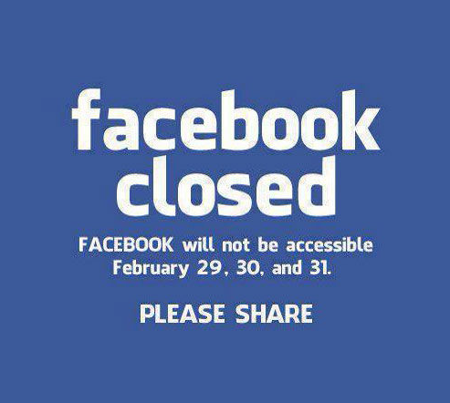 Facebook closed