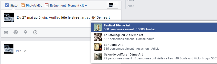 Solution pour taguer une page Facebook 05