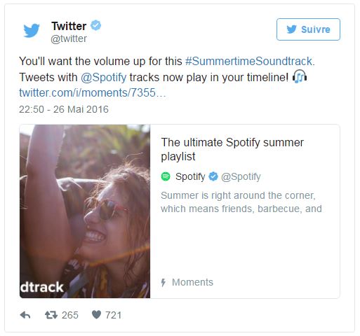 Partager de la musique Spotify ou Deezer sur Twitter et Facebook