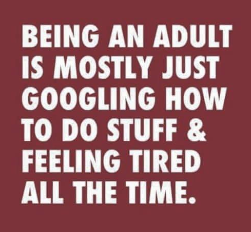 Being an adult