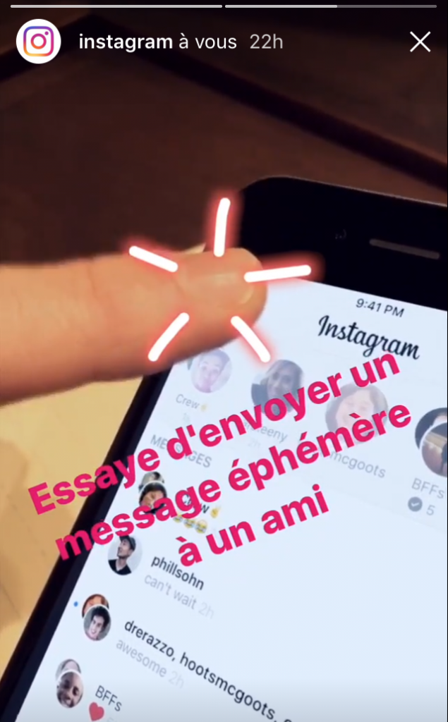 Instagram copie Snapchat et Periscope