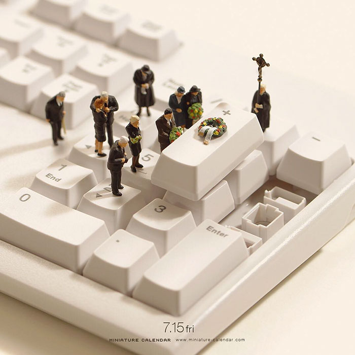 Clavier enterrement