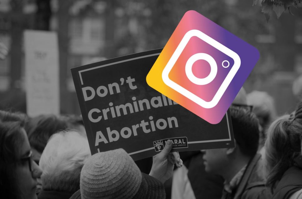 Un bug d’Instagram censure le mot avortement