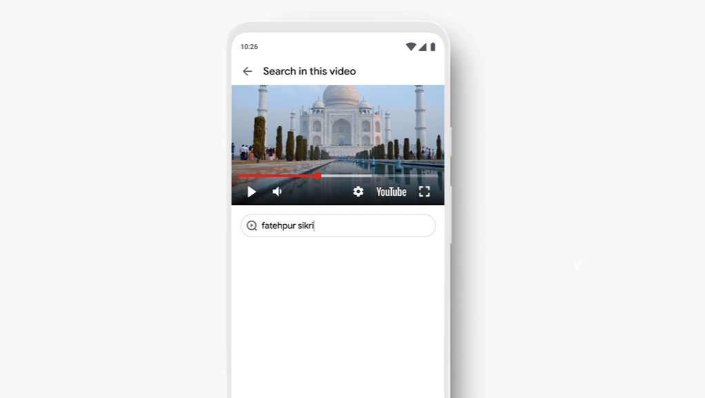 En test chez Google, la recherche d’un contenu prononcé dans une vidéo
