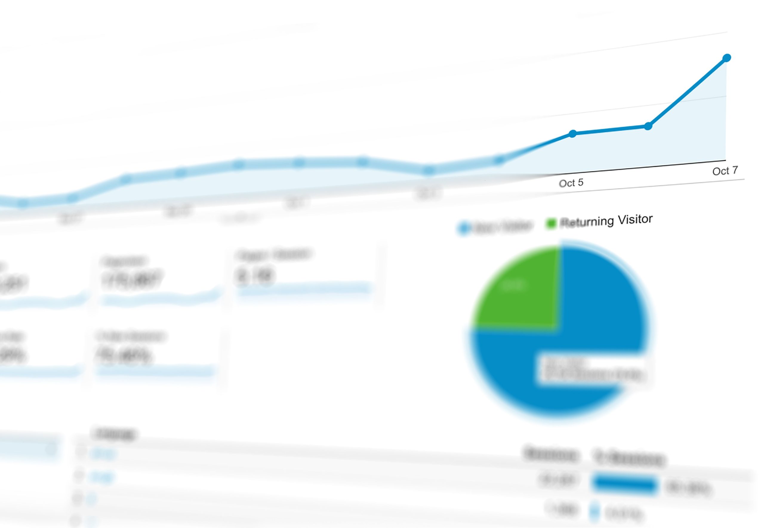 Visualisation donnees analytics graphiques croissance dynamique
